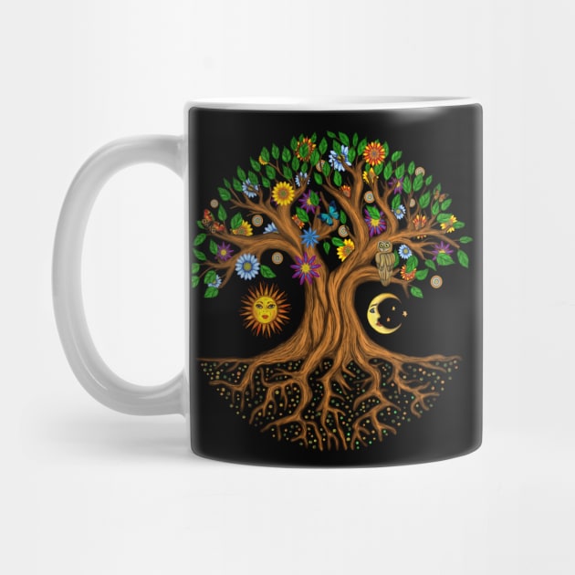 Whimsical Tree of Life - Yggdrasil by Nartissima